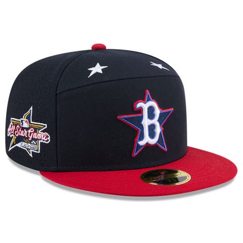 Men's New Era Navy/Red  Boston Red Sox 2025 MLB All-Star Game Workout Side Patch 59FIFTY Fitted Hat