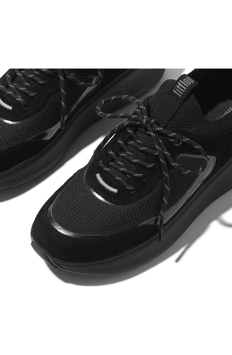 FitFlop F-Mode Sneaker, Alternate, color, All Black