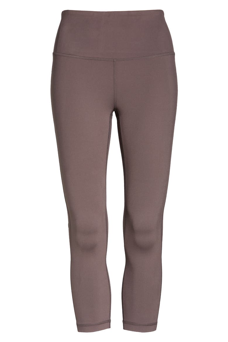 Studio Lite Crop Leggings, Alternate, color, GREY SPARROW