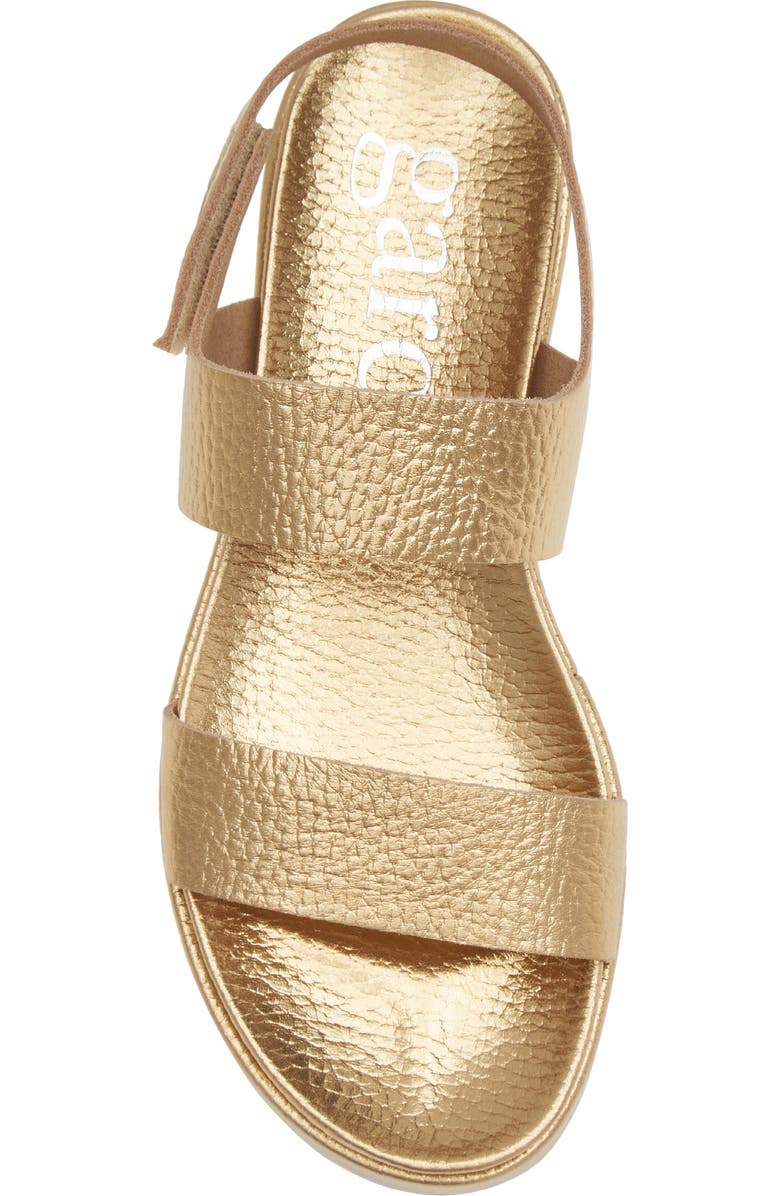 Pedro Garcia Jamili Slingback Platform Sandal, Alternate, color, Gold Cervo