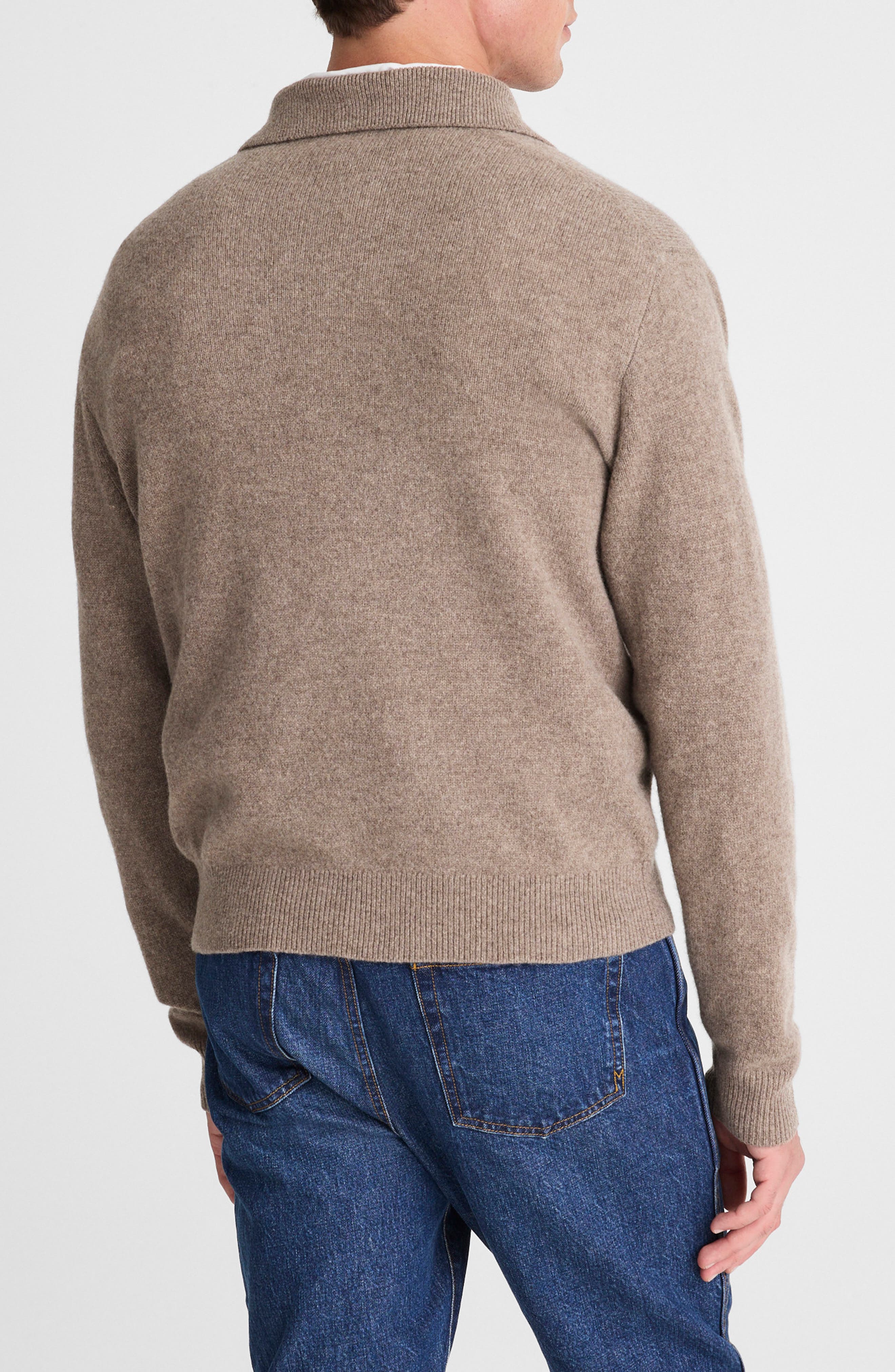 Merino Wool Polo Sweater - image 2