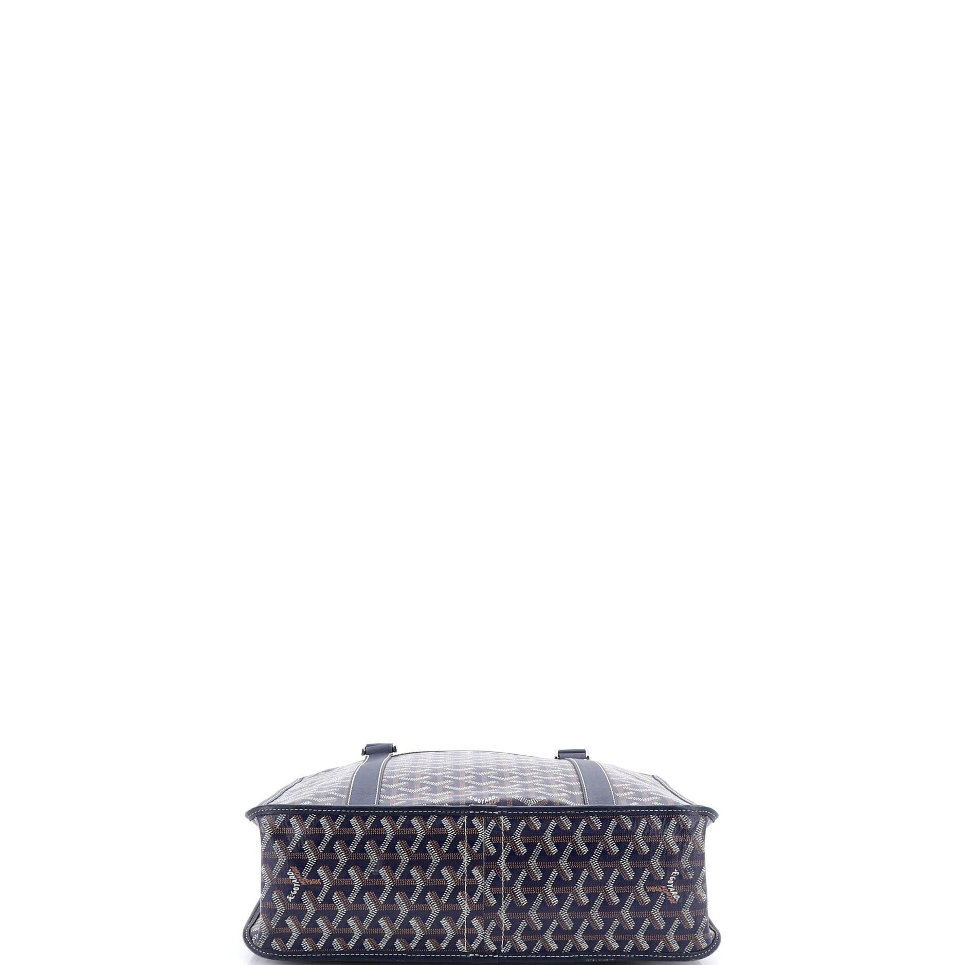 Pre-Owned Goyard Bourgogne Bag Coated Canvas, Alternate, color, Blue