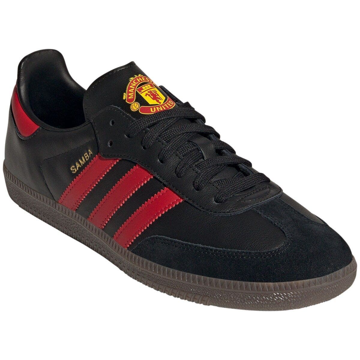 adidas Men's adidas Black Manchester United Team Samba Shoes, Alternate, color, 