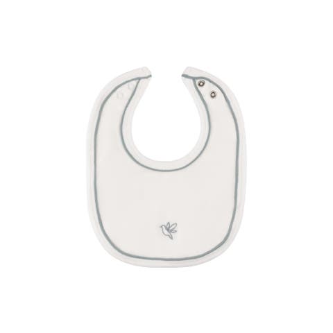 Velour Embroidered Bird & Butterfly Collection - Bib