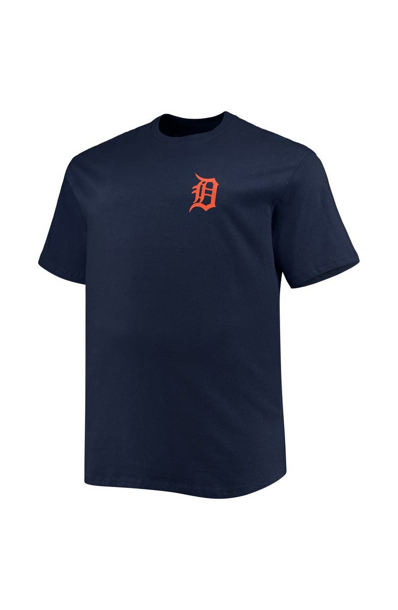 PROFILE Men's Navy Detroit Tigers Big & Tall Father's Day #1 Dad T-Shirt, Alternate, color, 