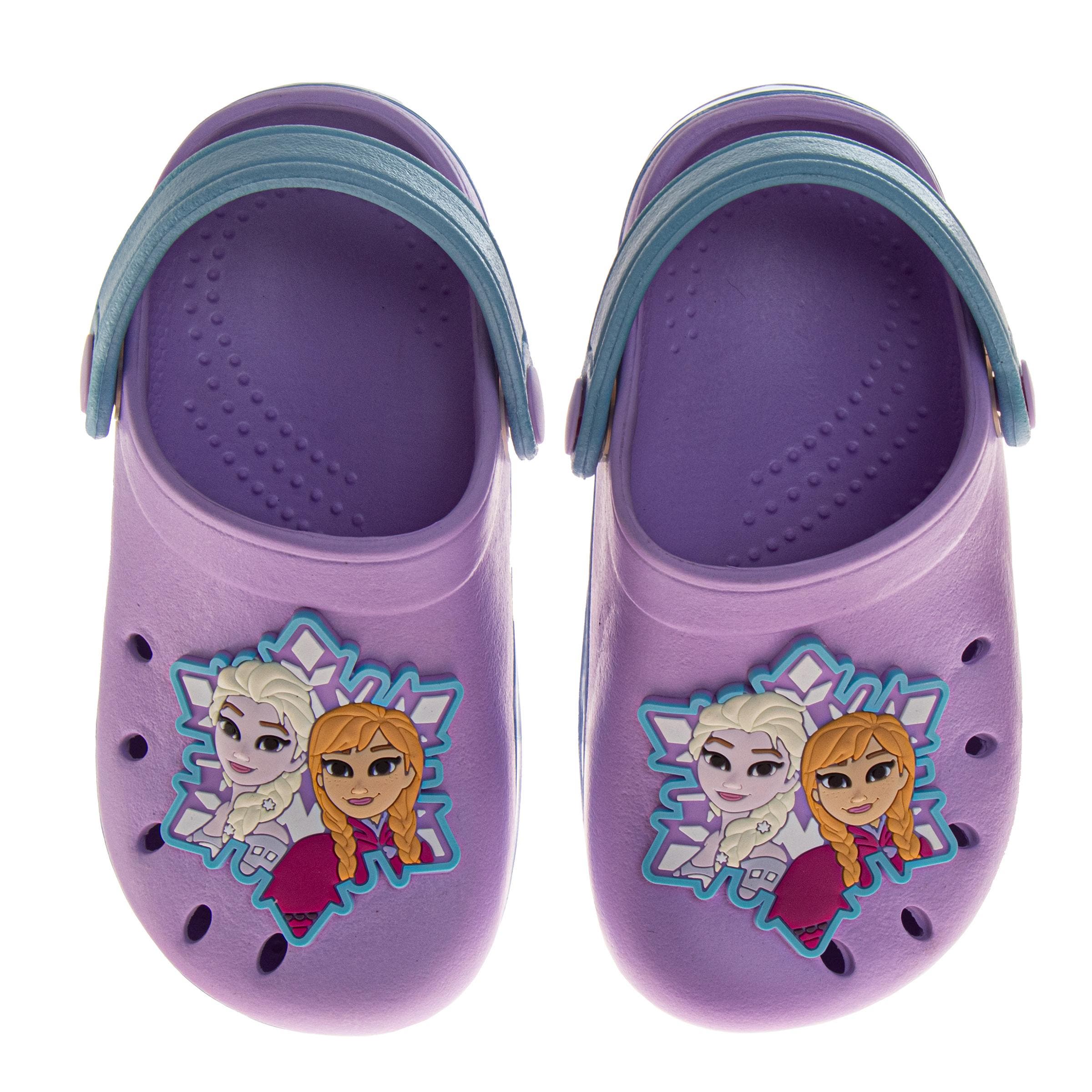 Disney Frozen Elsa and Anna Clogs, Alternate, color, Lavender