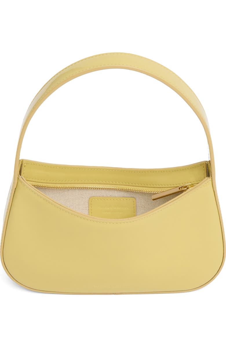 Mansur Gavriel Mini BonBon Patent Leather Shoulder Bag, Alternate, color, Naples