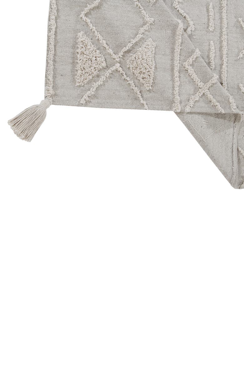 Lorena Canals Tribu Washable Recycled Cotton Blend Rug, Alternate, color, Natural