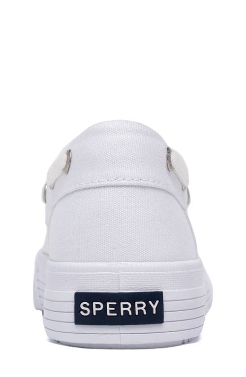 Sperry Kids' Bahama 2.0 Sneaker In White