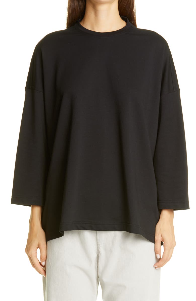 Sofie D'Hoore Slit Back Dolman Sleeve T-Shirt, Main, color,