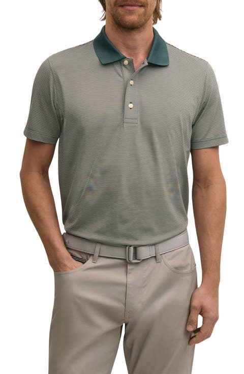 Micro Stripe Performance Polo