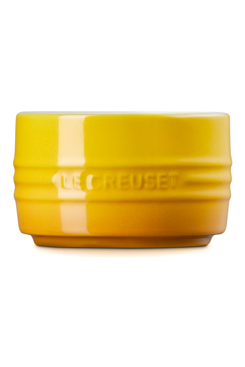 Stoneware Straight Wall Ramekin, Alternate, color, NECTAR