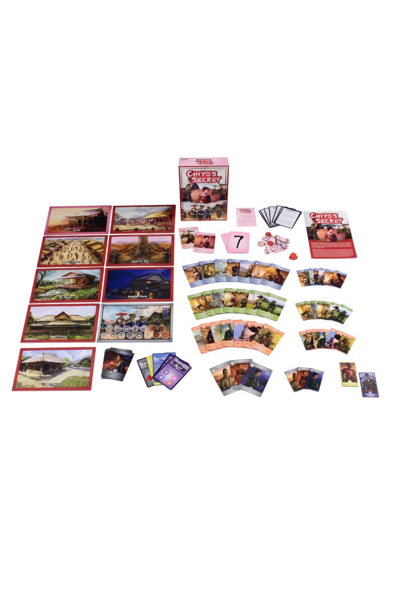 Chiyo's Secret Competitive Board Game, Alternate, color, Multicolored