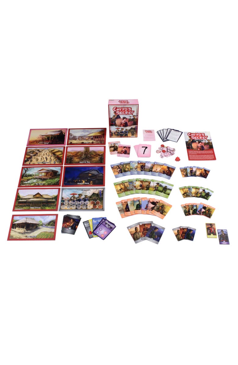 WizKids Games Chiyo
s Secret Competitive Board Game, Alternate, color, Multicolored