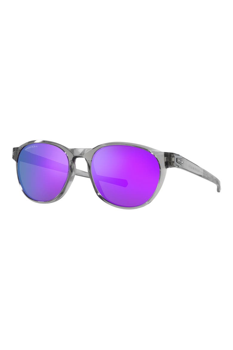 Reedmace 54mm Prizm™ Round Sunglasses, Alternate, color, GREY METAL