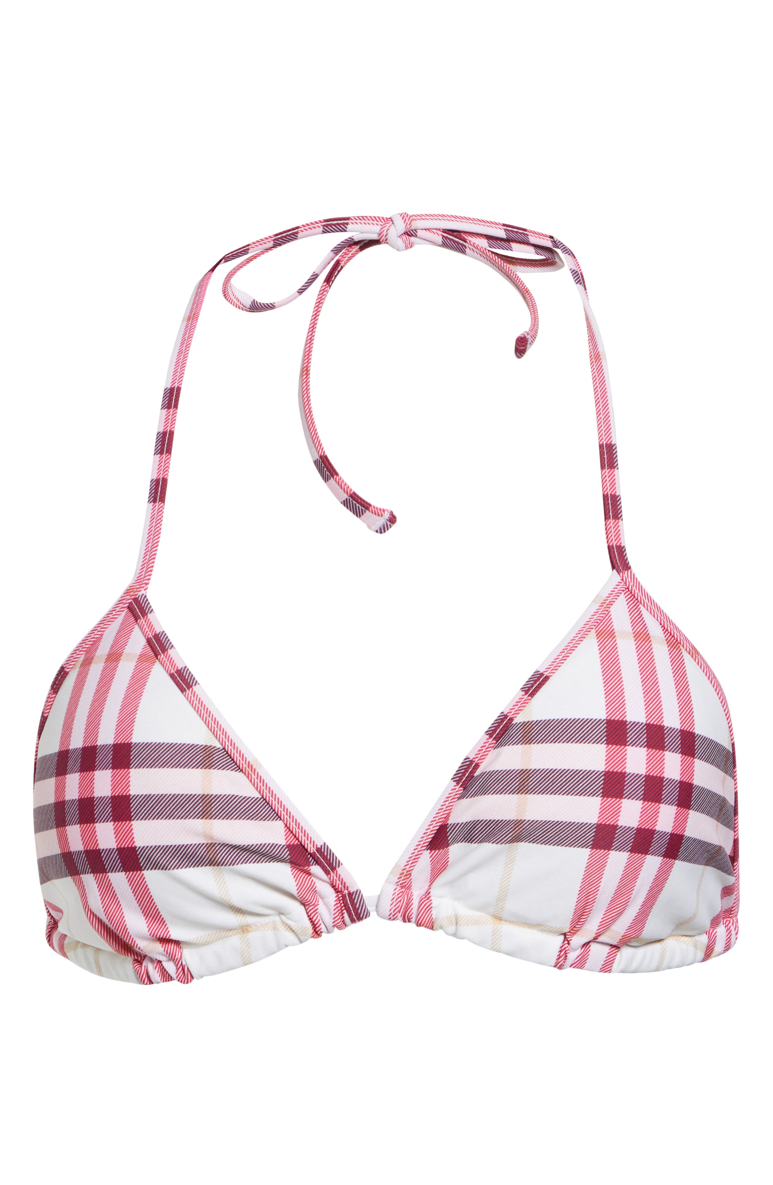 Burberry Sadie Check String Bikini Top (Women) | Nordstrom