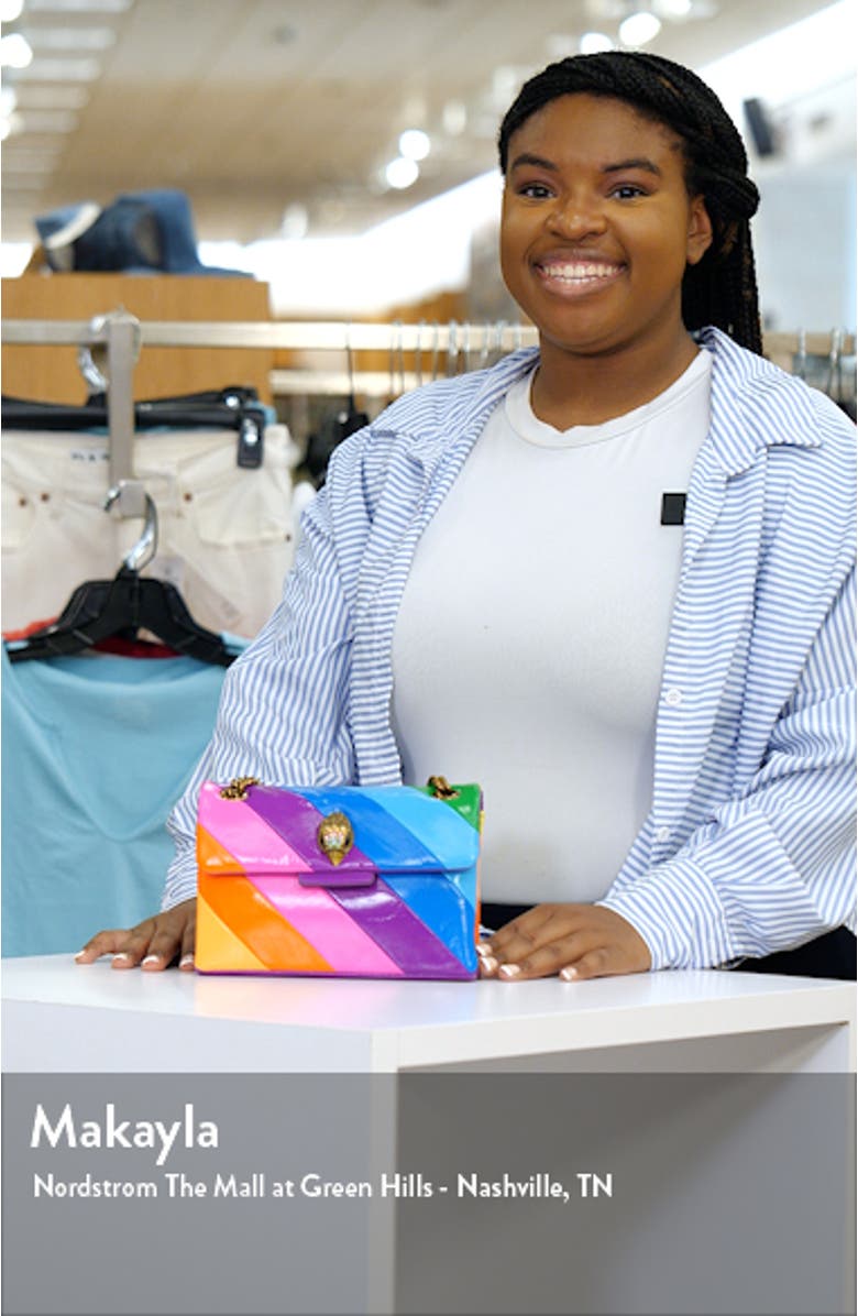 Mini Kensington Convertible Leather Crossbody Bag, sales video thumbnail