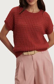 Varley Denny Pointelle Knit Top