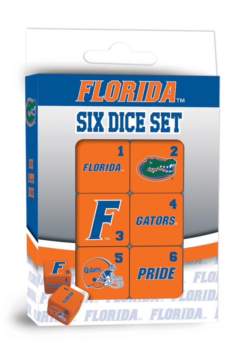Florida Gators Dice Set - 19mm, Main, color, Multicolor