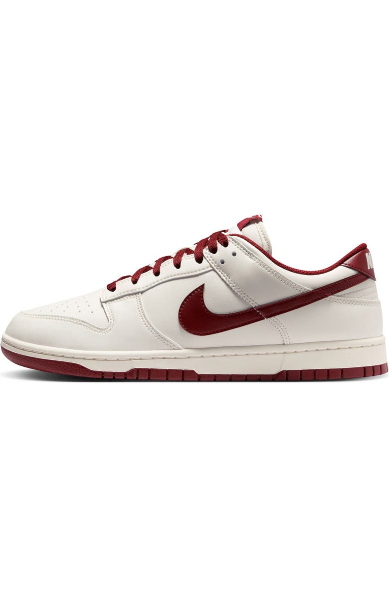 Nike Dunk Low Basketball Sneaker, Alternate, color, 008 Phantm/Team R