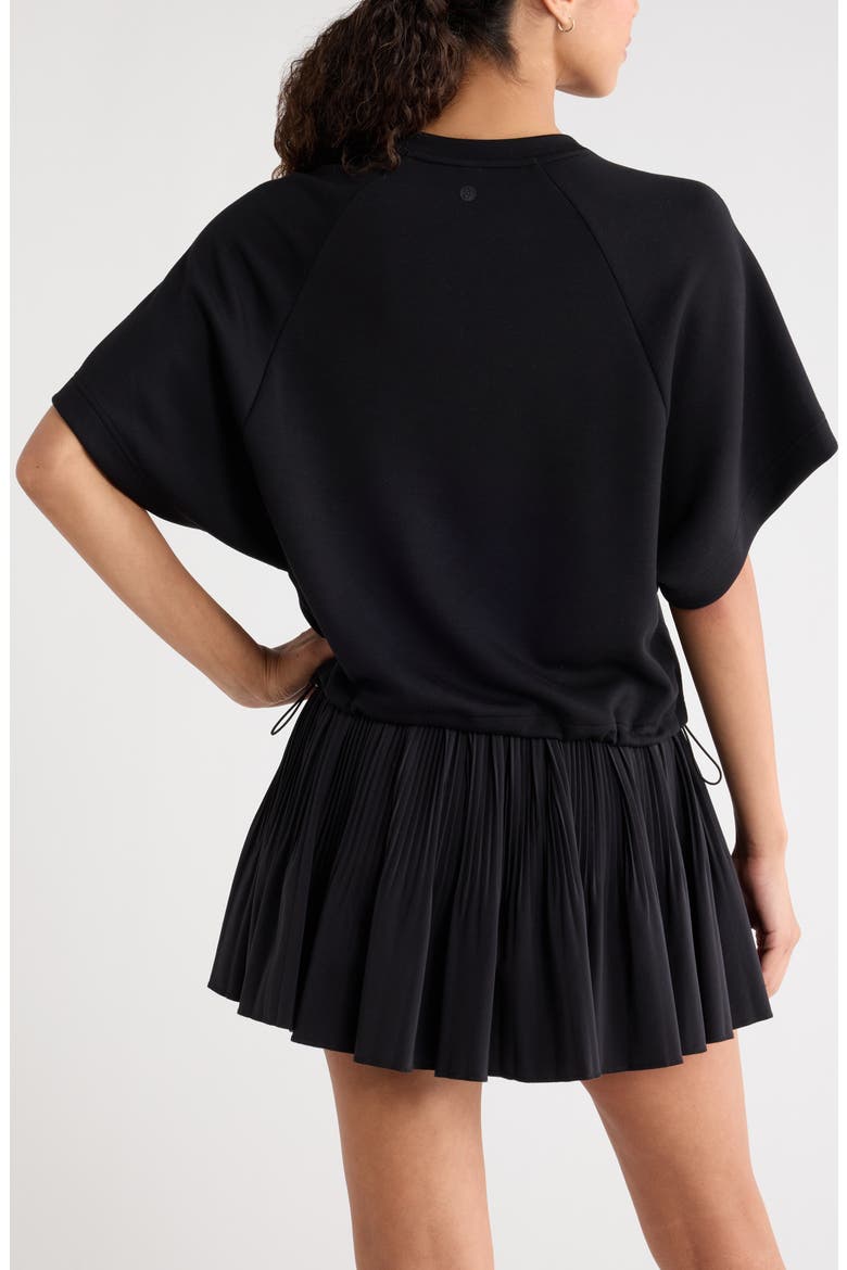 Soft Luxe Raglan Sleeve T-Shirt, Alternate, color, BLACK