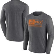 FANATICS Men's Fanatics Branded Heather Charcoal Phoenix Suns Three-Point Play T-Shirt
