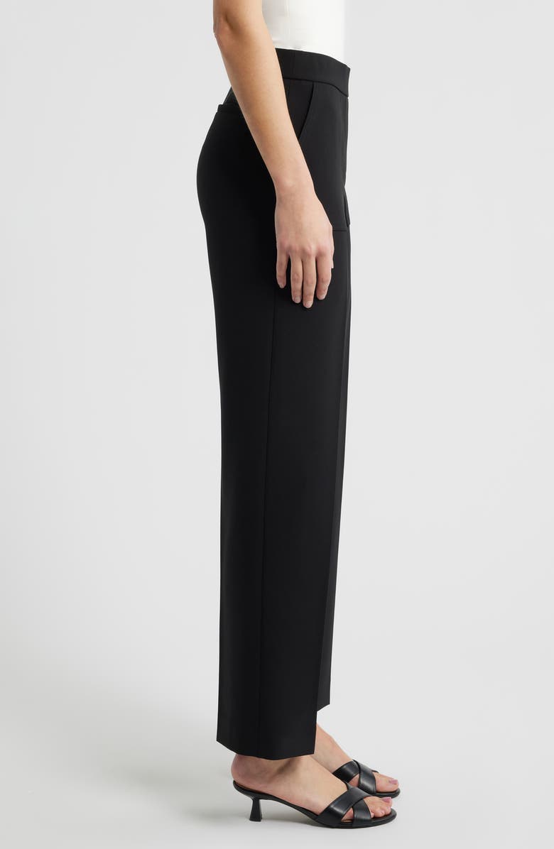 Anne Klein Pull-On Pants, Alternate, color, Anne Black