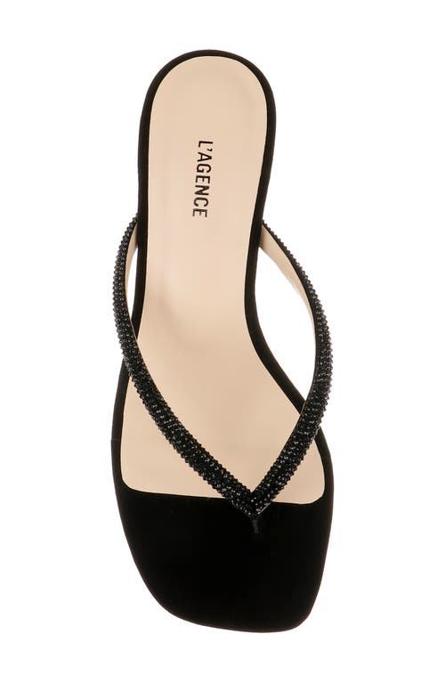 L AGENCE L'AGENCE HORTENSE KITTEN HEEL SANDAL