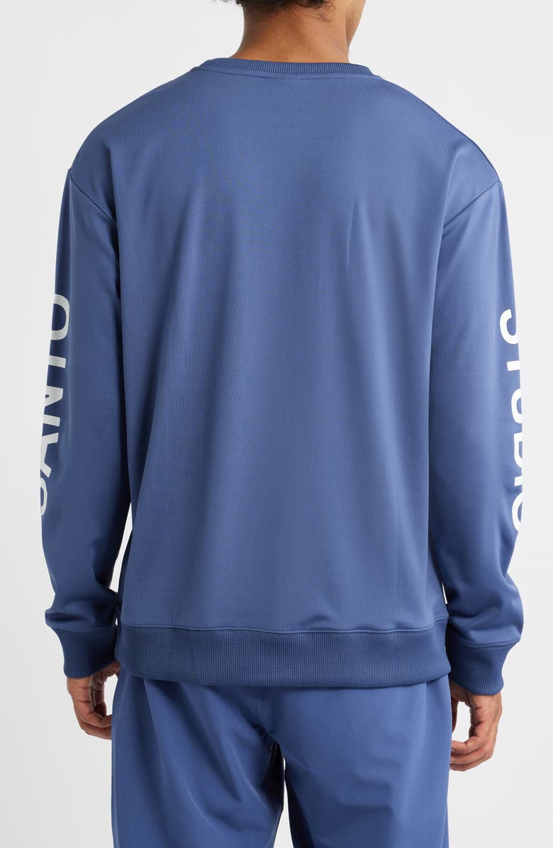 SANTO STUDIO Jett Lawrence Tempo Forever Comfort Crew Sweatshirt, Alternate, color, Blue