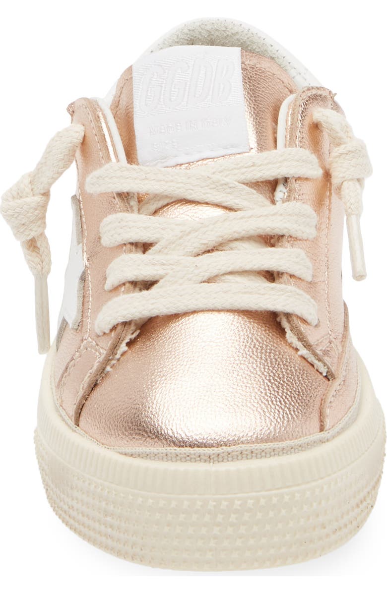 Golden Goose Kids' May Metallic Leather Low Top Sneaker, Alternate, color,