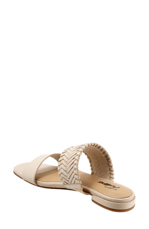 Trotters Nalane Slide Sandal In White