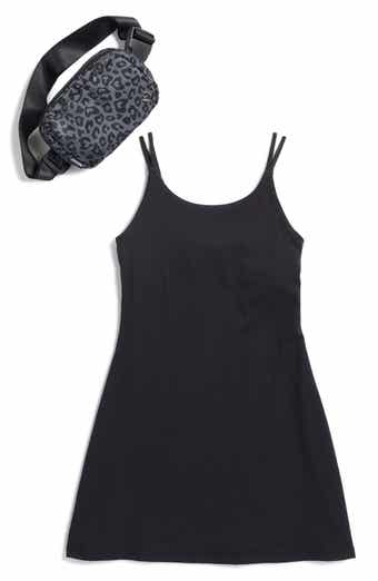 90 DEGREE BY REFLEX Kids' Brushed Terry Walkabout Dress & Belt Bag Set