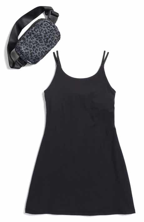 90 DEGREE BY REFLEX Kids' Brushed Terry Walkabout Dress & Belt Bag Set