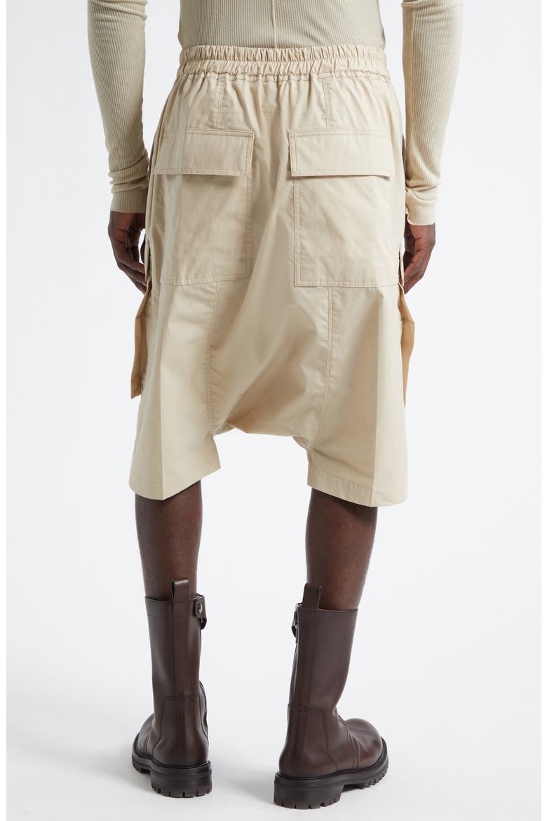 Temple Pods Drawstring Cargo Shorts, Alternate, color, SAND