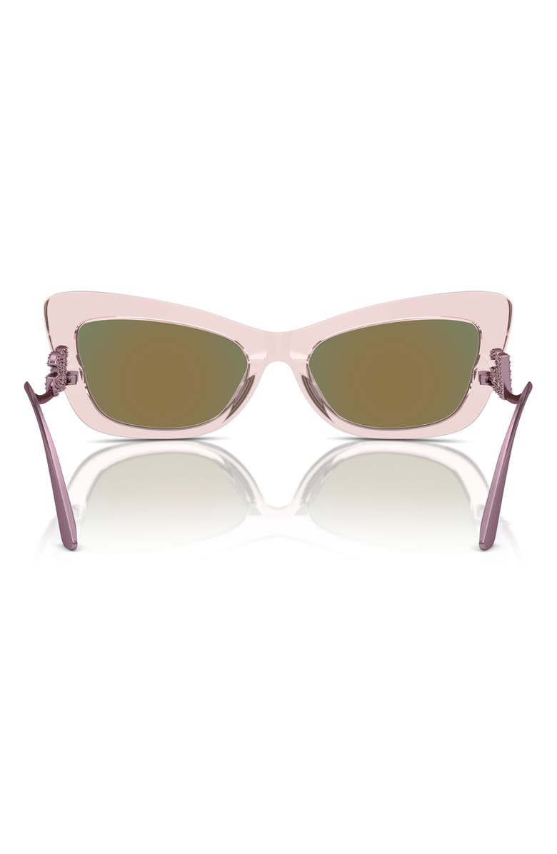Dolce&Gabbana 55mm Cat Eye Sunglasses, Alternate, color, Rose