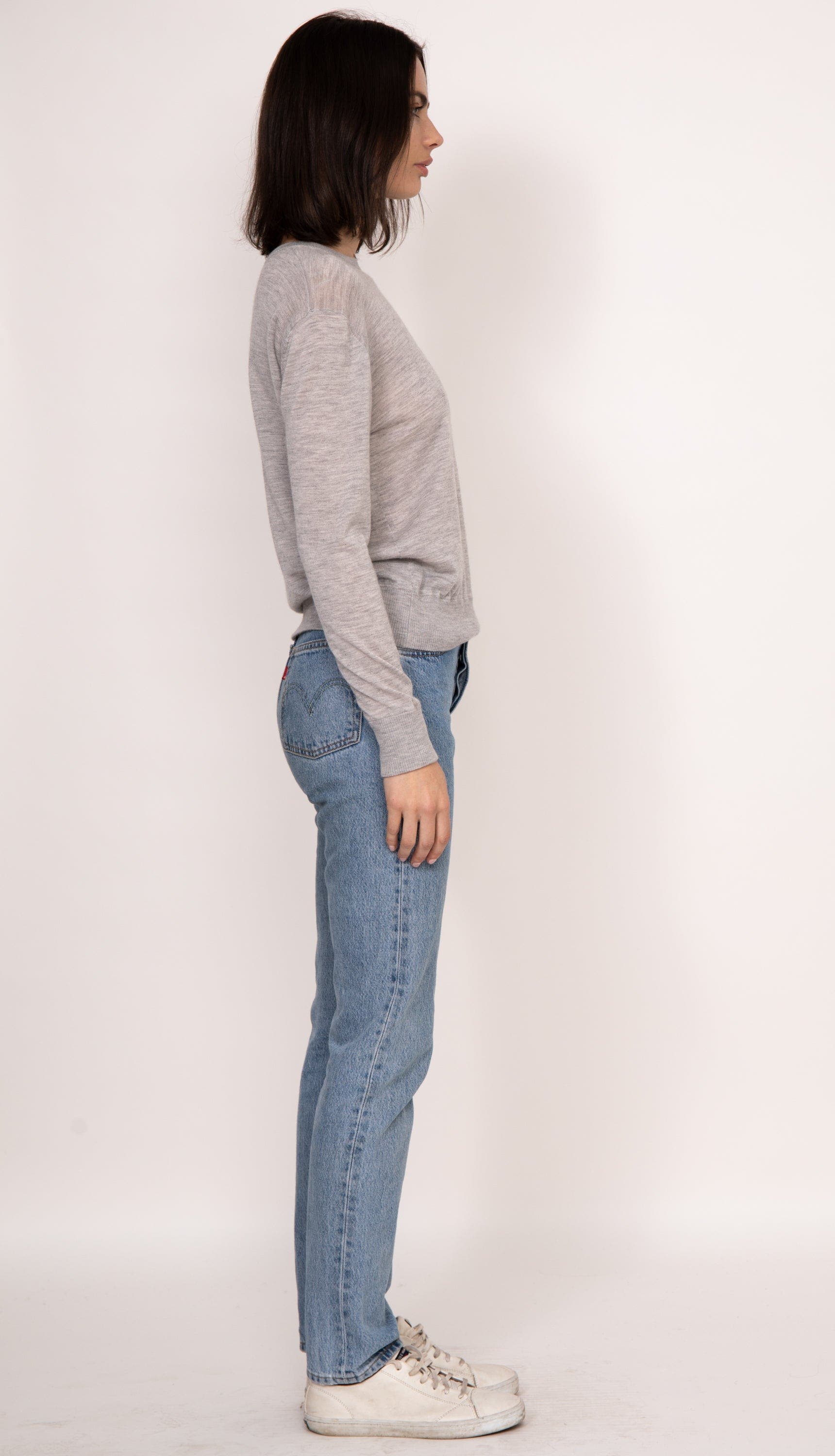 Marguerite Paper Thin Cashmere Sweater - image 4