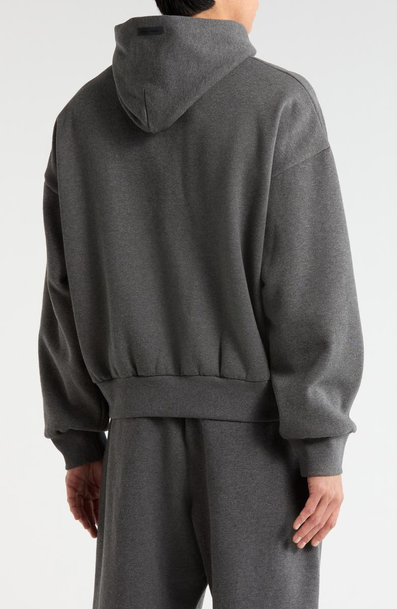 Fear of God Essentials Classic Cotton Blend Hoodie, Alternate, color, Charcoal Heather