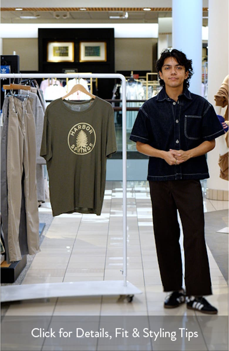 Harbor Springs Sunwashed Cotton Graphic T-Shirt, sales video thumbnail