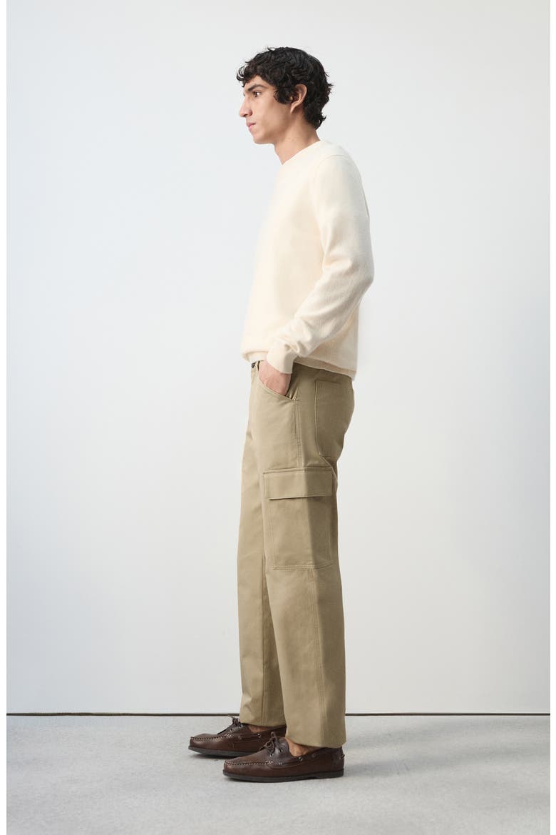 Regular Fit Cotton Cargo Pants, Alternate, color, BEIGE