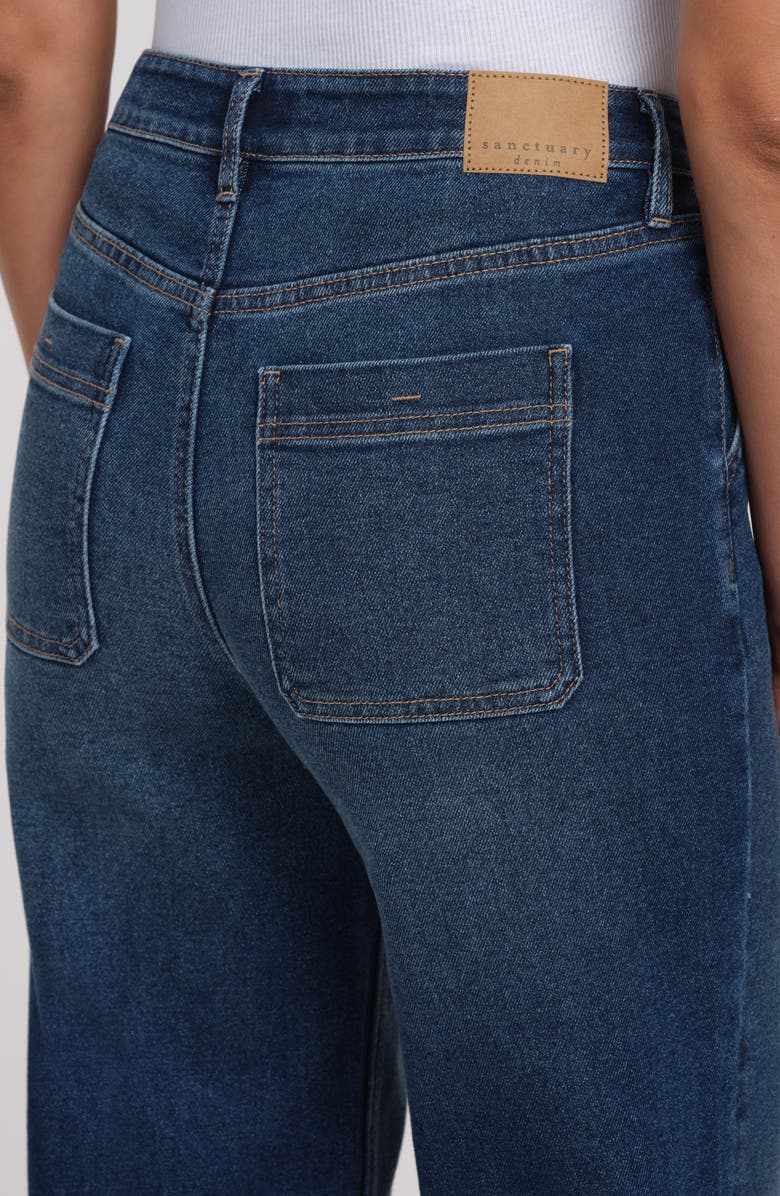 Sanctuary Denim Soliel Mid Rise Straight Leg Jeans, Alternate, color, Medium Wash