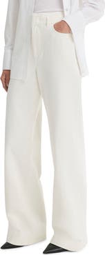 Vince Double Waist Cotton Twill Pants