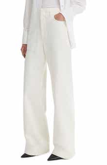 Vince Double Waist Cotton Twill Pants