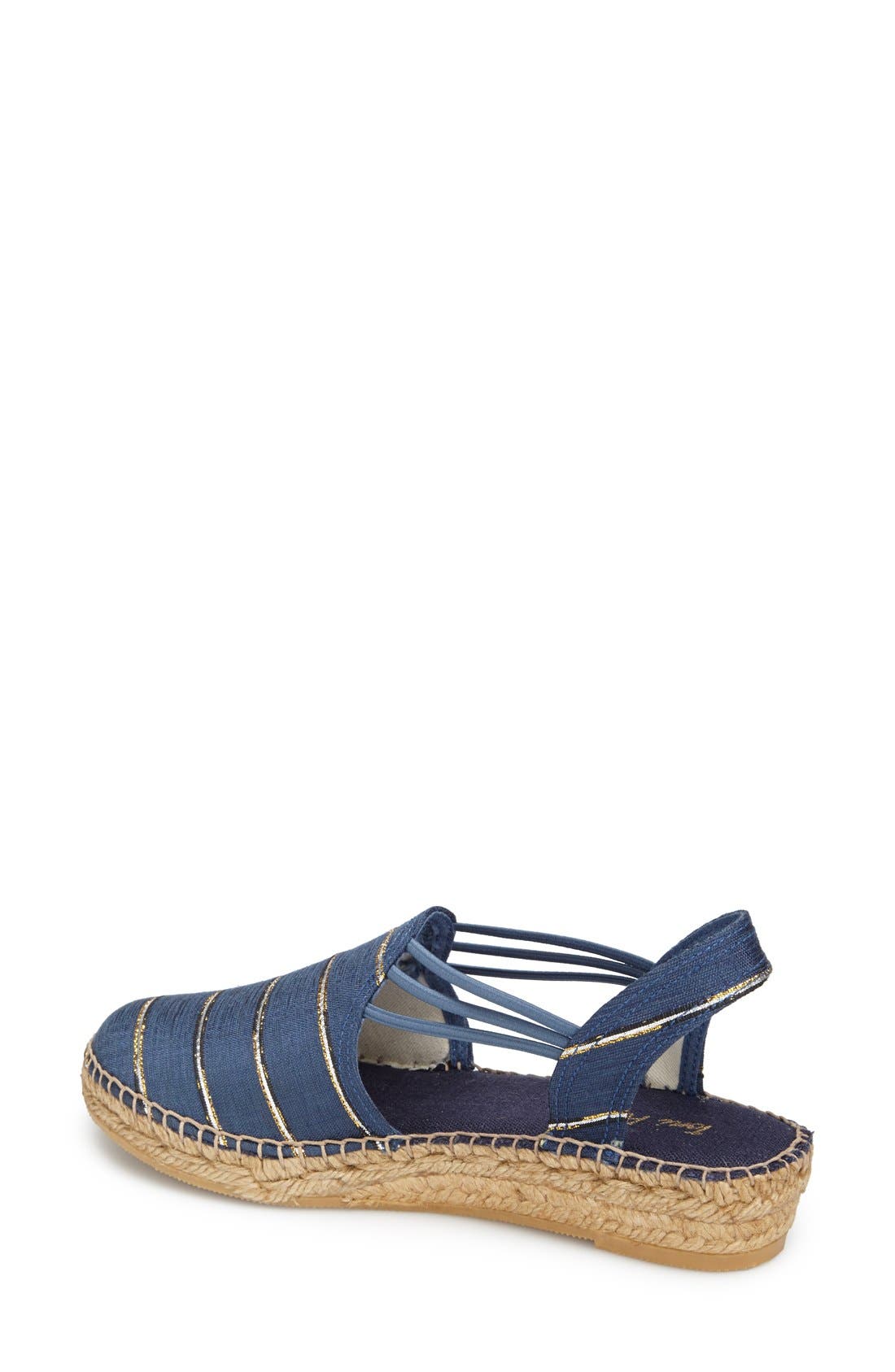 Toni Pons 'Nantes' Silk Stripe Sandal, Alternate, color, 