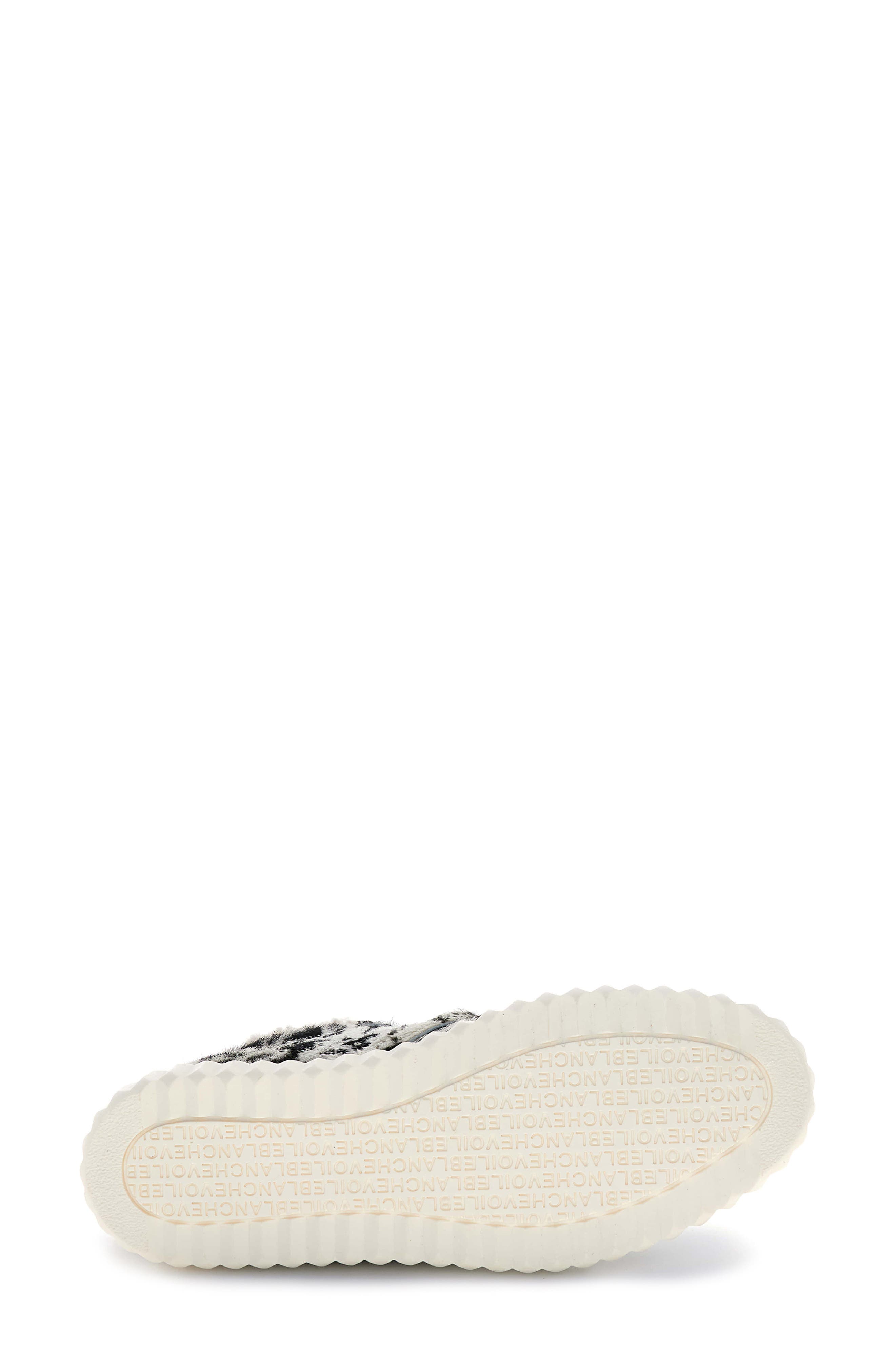 Voile Blanche Ines Genuine Calf Hair Sneaker, Alternate, color, Black White