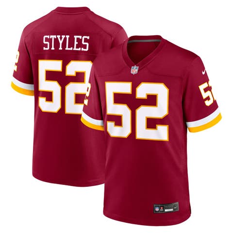 Men's Nike Burgundy Washington Commanders Sonny Styles Team Game Jersey