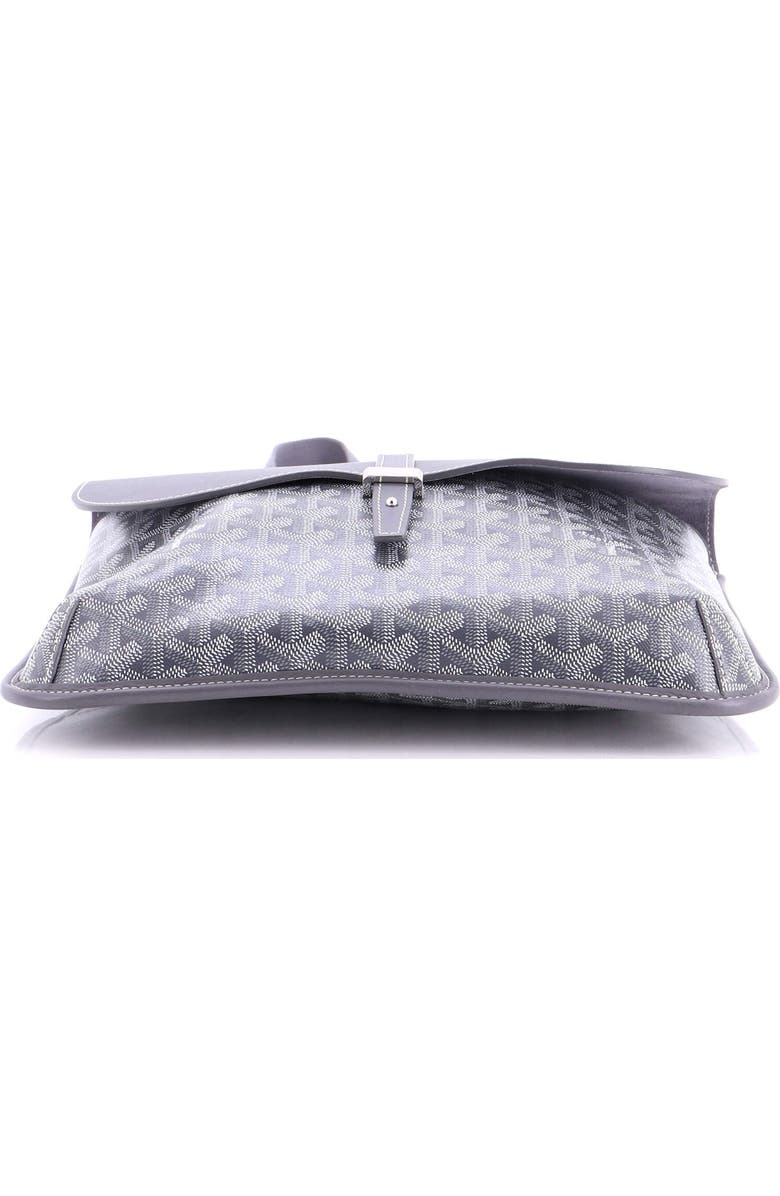 Pre-Owned Goyard Coursier Messenger Bag Coated Canvas and Leather, Alternate, color, Gray