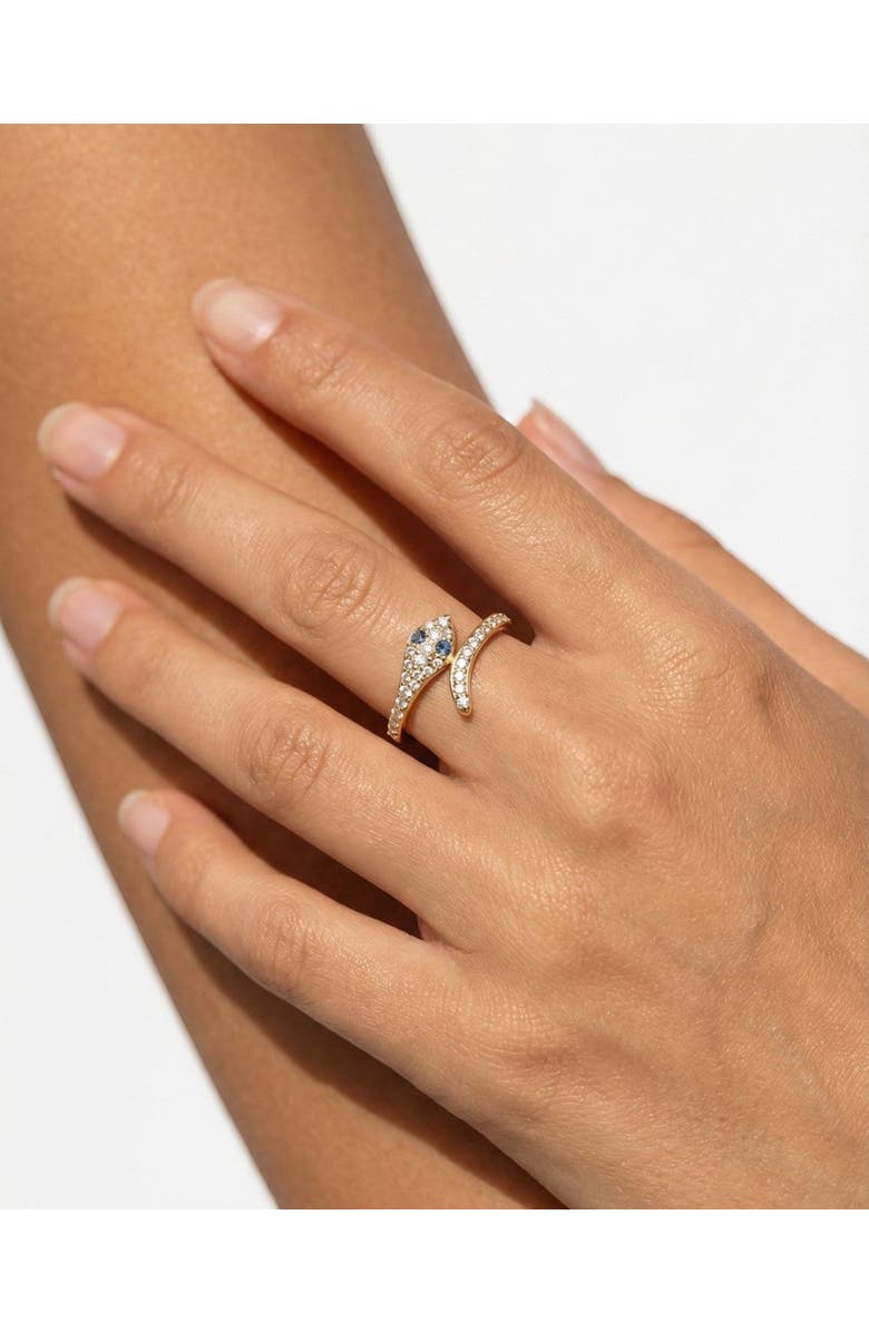 NATIVE GEM Snake Charmer Ring, Alternate, color, Gold