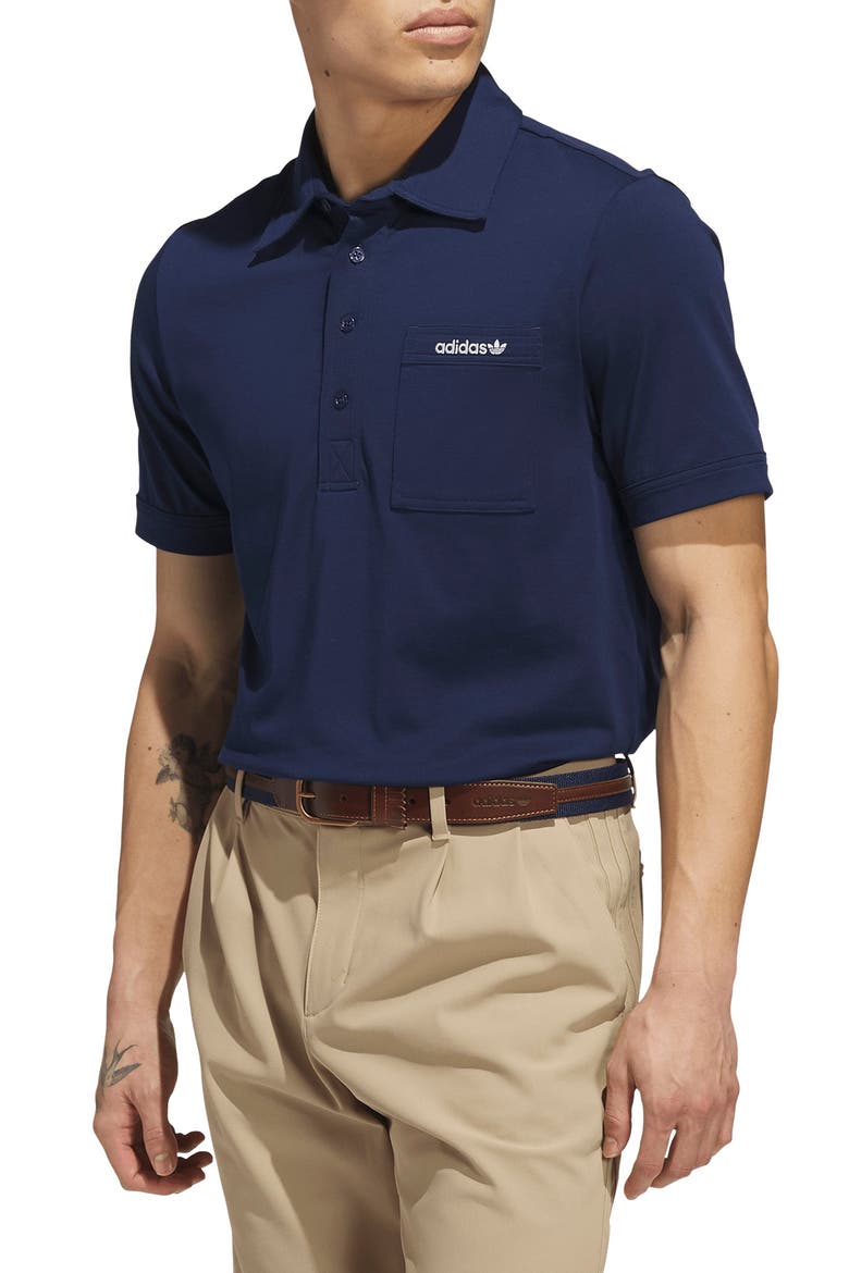 Archive Pocket Golf Polo, Main, color, NIGHT INDIGO
