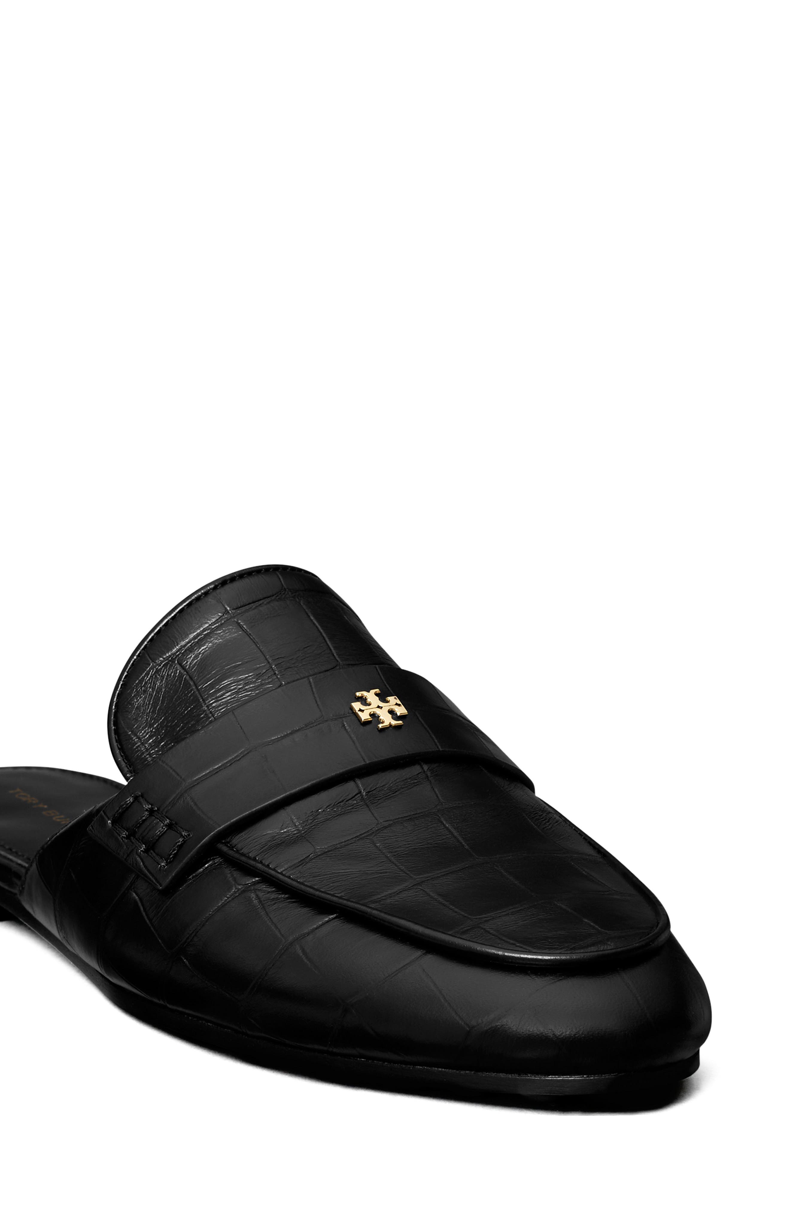 Tory Burch Croc Embossed Mule, Alternate, color, 