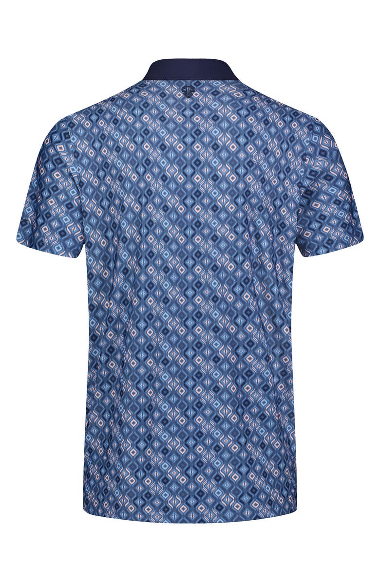 Ben Sherman Jacquard Effect Tech Jersey Golf Polo, Alternate, color, 